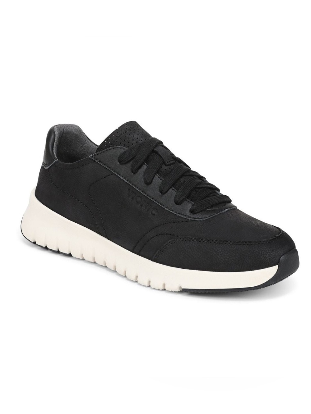 Vionic Women’s Uptown Lace-Up Sneakers Black Size 6 Planter Fasciitis Support